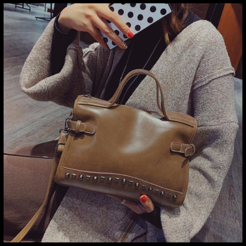 NEW HELENA Studded Tote Crossbody - Picture 4 of 8